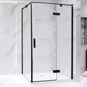 Душевой уголок Bravat Blackline 120х80х195, R
