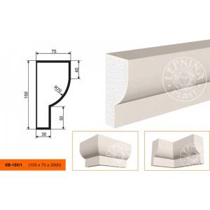 Карниз LepninaPlast КВ-150/1 200x7.5x15