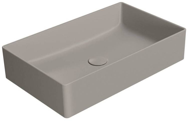 Раковина GSI Kube X 945305 серый беж матовый, 60x37