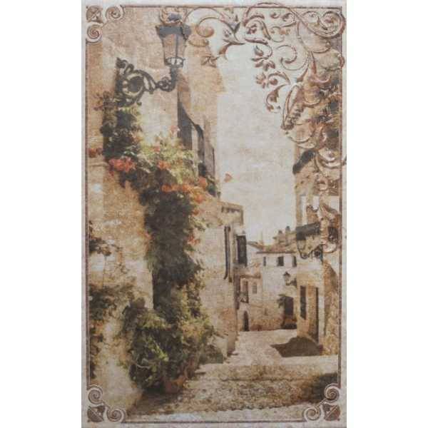 Декор Шахтинская плитка Palermo 10301001644 Beige 02 25x40