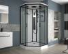 Душевая кабина Niagara Premium NG-6902-01GD BLACK 100х100х220 черная, с низким поддоном фото 2