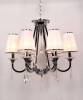 Подвесная люстра Lumina Deco Milesia LDP 8926-6 WT+CHR фото 2