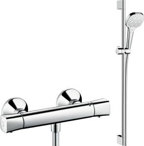 Душевой комплект Hansgrohe Ecostat universal 13122000 термостат + душевой гарнитур Croma Select E Multi 26590400