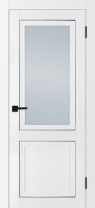 Межкомнатная дверь Profilo Porte PST-37 полотно Белое матовое, стекло сатинат 600x2000