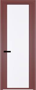 Межкомнатная дверь Profil Doors 2 AGP цвет профиля Красный антрацит, стекло безопасное 6 мм монохром белый просветленный 700x2000