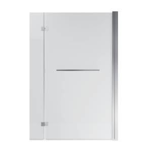 Шторка для ванны Grossman GR-108 15х80x140 алюминиевый профиль, стекло ПРОЗРАЧНОЕ 6мм