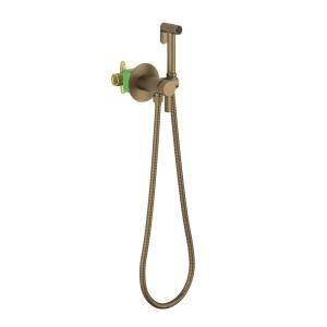 Гигиенический душ Timo Caisa 9038/15SM со смесителем, бронза шлифованная