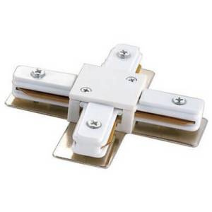 Соединитель для шинопроводов Х-образный Volpe UBX-Q121 K41 WHITE