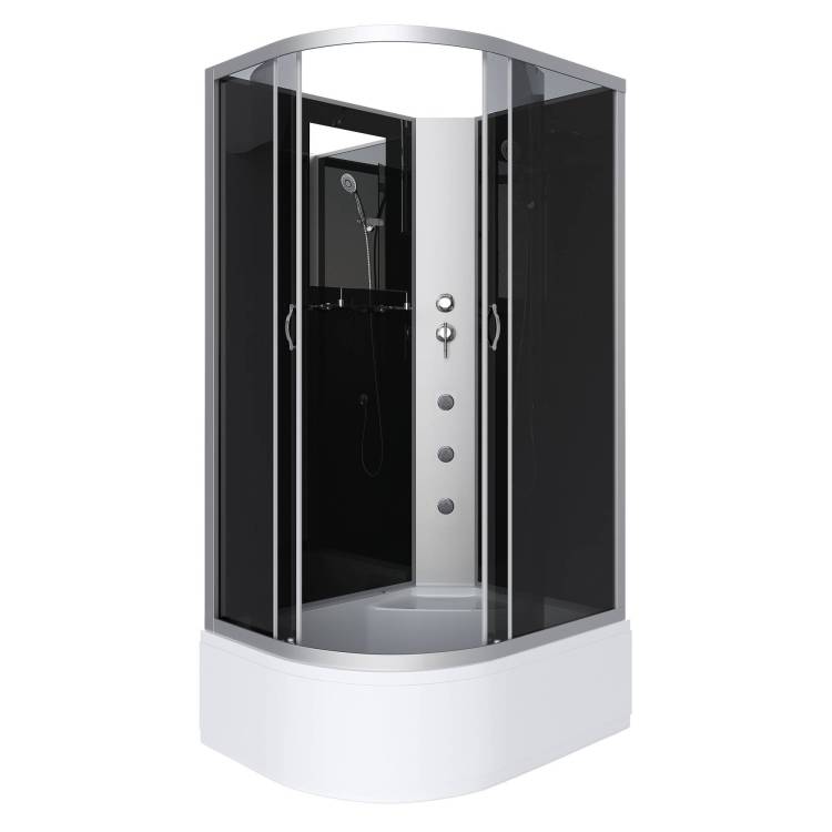 Душевая кабина Niagara Classic NG-2510-14RBKG (1200x800x2000) с высоким поддоном (40см)