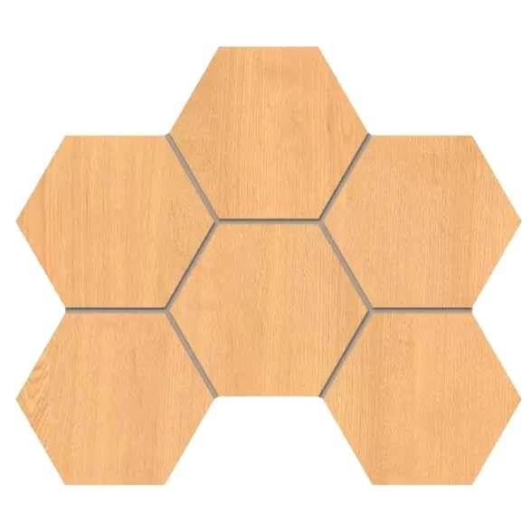 Мозаика Estima Classic Wood 69398 Mosaic/CW04_NR/25x28,5/Hexagon Hexagon неполированная 25x28.5