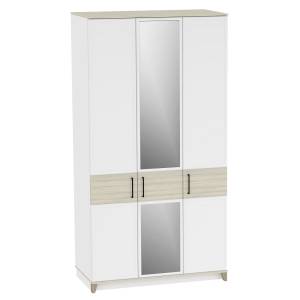 Шкаф Глазов Мебель Аурелио 444 00-00165099 блэквуд сатиновый, белый