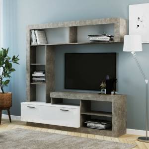 Гостинная Монтана Мини 71020126 atelier, белый глянец