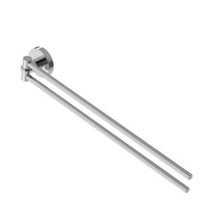 Полотенцедержатель Cezares Relax RELAX-THD-S-01 двойной, поворотный, хром