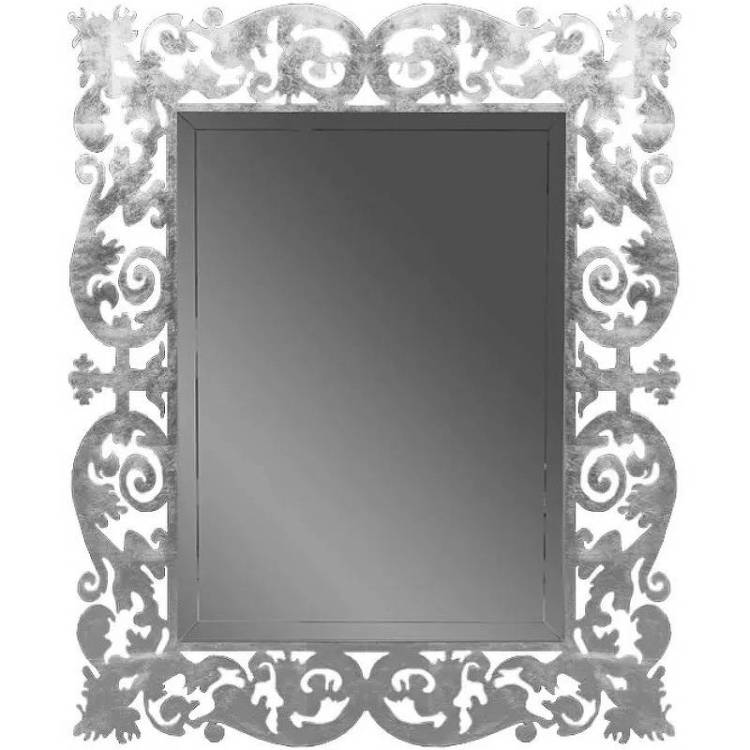 Зеркало Armadi Art Neoart 562 800х1000 поталь серебро с подсветкой нержав