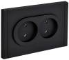Розетка 2-местная IEK Forte&Piano FP-R20-10-1-M-K02 черный