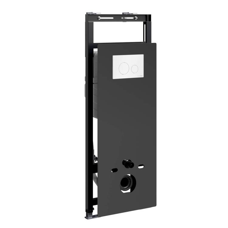 Система инсталляции для унитазов Wasserkraft Salm 27TLT.010.ME.BL.WH02 клавиша белый