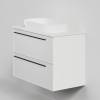 Тумба с раковиной La Fenice Elba Twin Bianco NFNC-01-ELB-B-90-2-3-M-GG белая матовая, 90 см