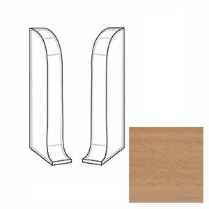 Заглушки LinePlast Темный Бук L025 58 мм (пара)