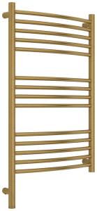 Полотенцесушитель электрический Сунержа Богема 3.1 051-6002-8050 выгнутый, Состаренная латунь, 80x50