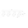 Потолочный светильник Arte Lamp A1311PL-4WH фото 4
