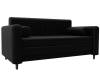 Прямой диван Лига Диванов Лига-070 129751 GRIFON 18 черный