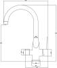 Смеситель для кухни ZorG Steel Hammer SH 910 Bronze фото 2