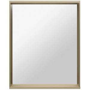 Зеркало Allen Brau Reality 60 1.32016.03 с LED подсветкой, латунь брашированная, 750x600x140