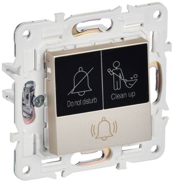 Кнопка звонка IEK Skandy SK-V14-2-10-K37 шампань