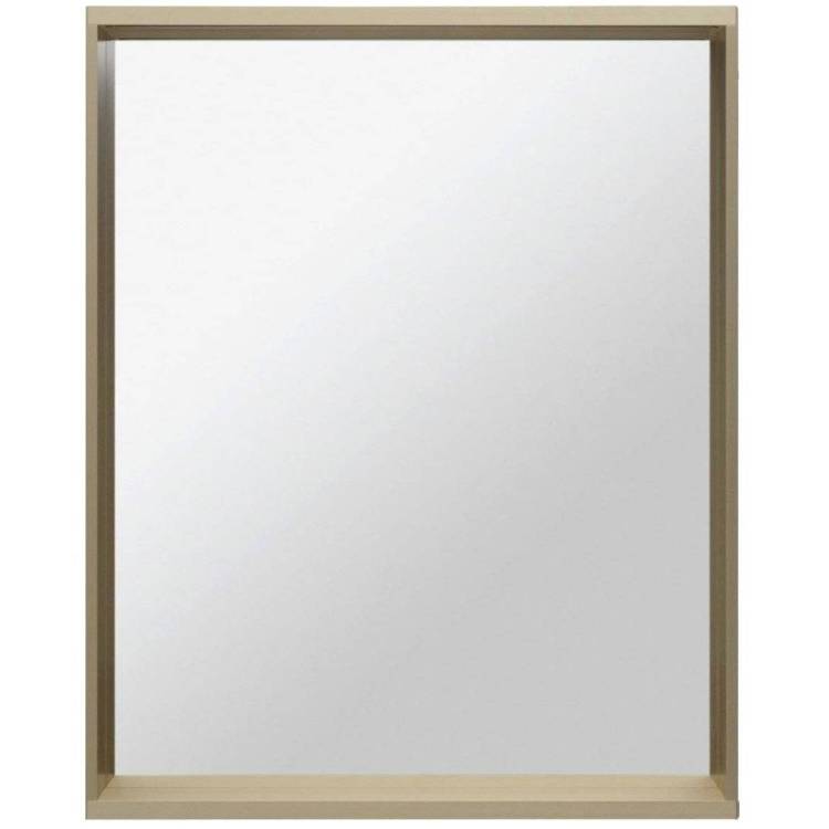 Зеркало Allen Brau Reality 60 1.32016.03 с LED подсветкой, латунь брашированная, 750x600x140