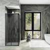 Душевой уголок MaybahGlass MGY-1328-6 стекло графит, 900x900x1950 фото 3