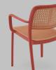 Стул Stool Group Yona PP-297 red 36877 красный, пластиковый с подлокотниками фото 7