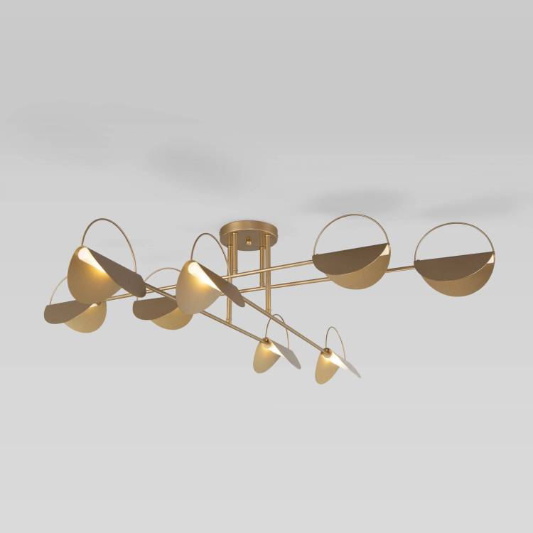 Потолочный светильник Eurosvet Grazia 70148/8 золото Smart