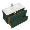 Тумба под раковину Veneciana Veneto 100 510034 зеленый матовый фото 2