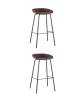Набор из 2 барных стульев Stool Group Beetle Lite PU 8319TB BROWN X2 коричневый