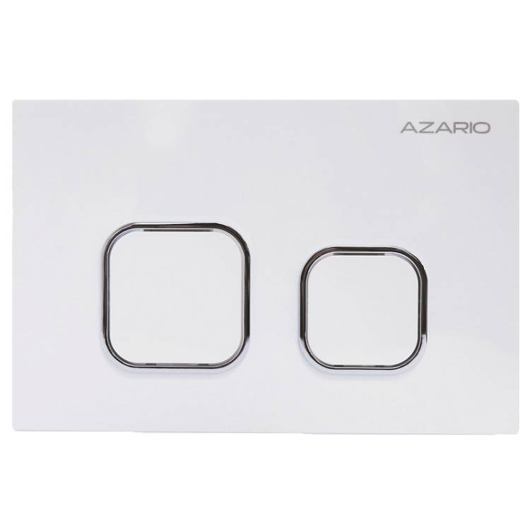 Кнопка смыва Azario New-TS AZ-ABS-002-W белая