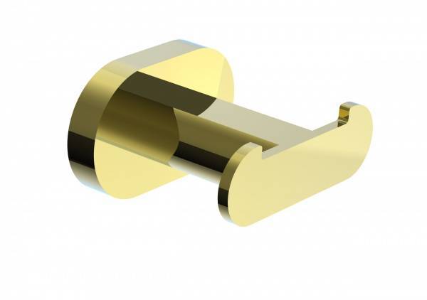 Крючок Wonzon & Woghand WW-8425-LG двойной, глянцевое золото