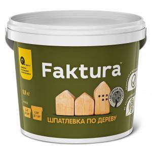 Шпатлевка акриловая по дереву Faktura дуб 0.8 кг