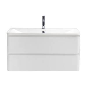 Тумба с раковиной BelBagno Albano 100 подвесная, bianco lucido