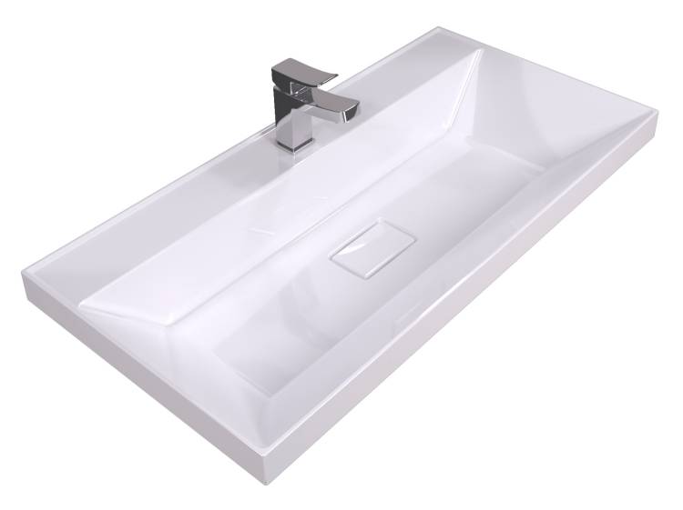 Раковина Stella Polar Бриз SP-00001481 белая, 90x45