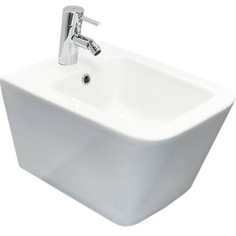 Биде подвесное Comforty 106BD 00-00012850 белый, с переливом