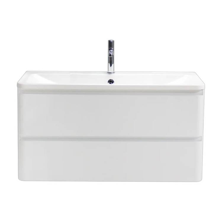 Тумба с раковиной BelBagno Albano 100 подвесная, bianco lucido