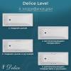 Чугунная ванна Delice Level 140x70 с ножками, с ручками, с антискользящим покрытием фото 7
