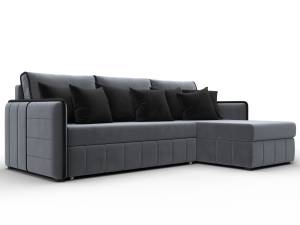 Диван угловой Лига Диванов Лига-078 130989 Серый