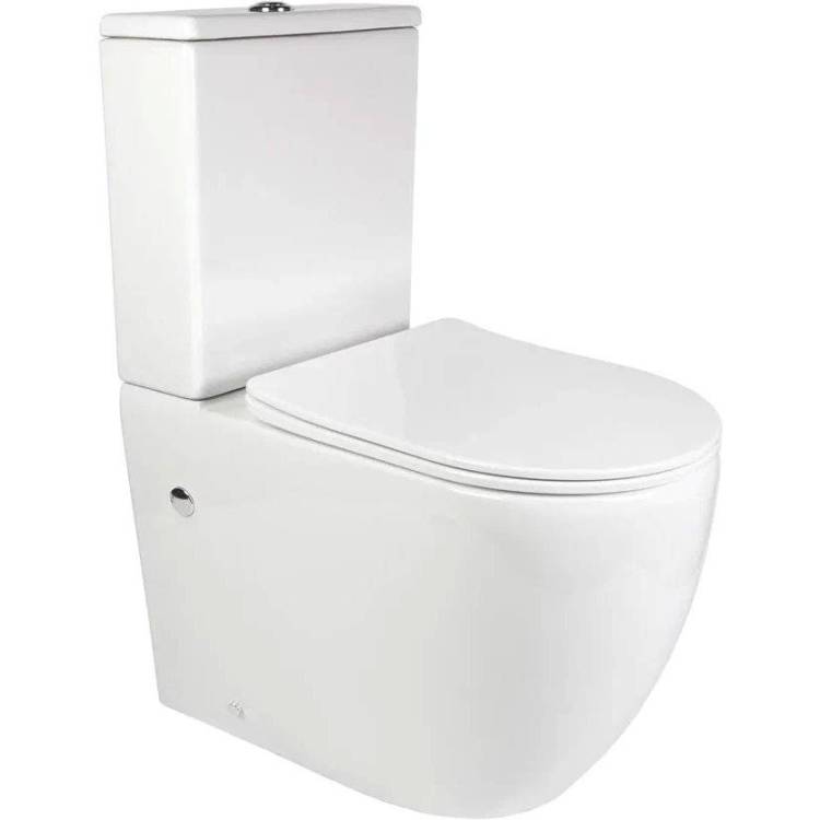 Унитаз-компакт BOND F01 F01-00 безободковый, с крышкой-сиденьем микролифт