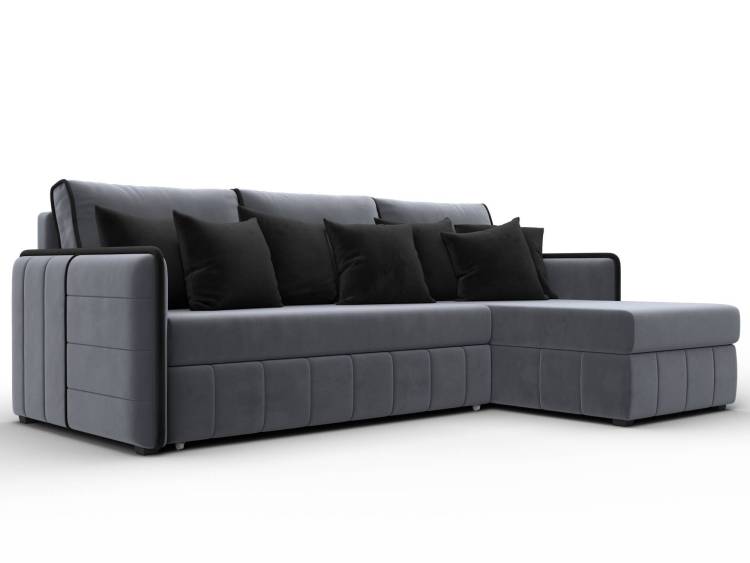 Диван угловой Лига Диванов Лига-078 130989 Серый