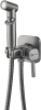 Гигиенический душ Lemark Solo LM7165GM со смесителем, С ВНУТРЕННЕЙ ЧАСТЬЮ, графит