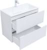 Тумба под раковину Aquanet Джейн 80 313286 белый матовый фото 9