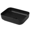 Раковина Abber Rechteck AC2202MB 50 см, черная матовая
