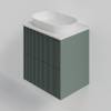 Тумба под раковину La Fenice Terra Twin Grigio 60 серо-зеленый матовый фото 4