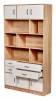 Стеллаж комбинированный МФ Мастер Либерти-62 Либерти-62-ДС-БТ дуб сонома / белый фото 5